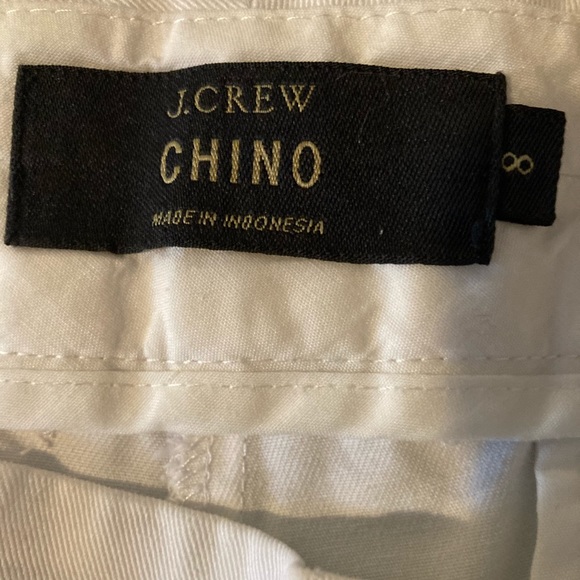 J CREW sz8 classic CHINO SHORTS in white - Picture 3 of 7